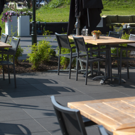 Fine Stone Light 60x60x4 Diep Zwart