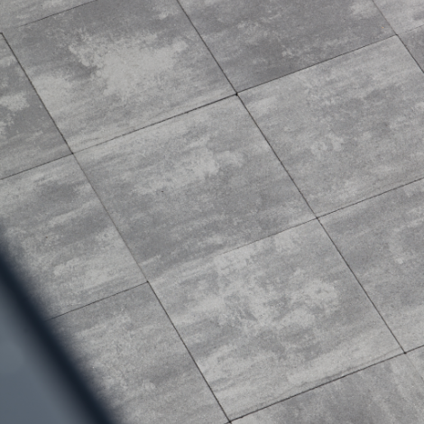 Platinum Line Light 60x60x4 Zwart/Grijs