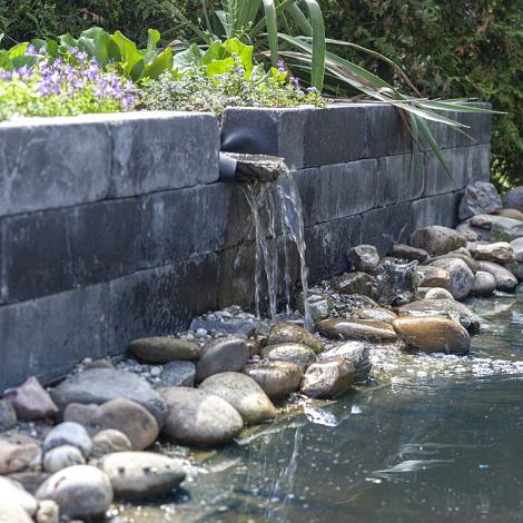 Blockstone 15x15x60  - Zwart