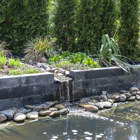 Blockstone 15x15x60  - Zwart