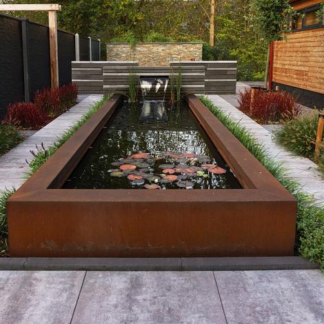 Preston 80x80x5 Bruin/Oker