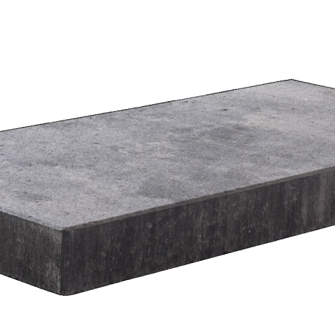 SMARTBLOCK AFDEKPL,25X50X4,5 GRIJS/ZWART
