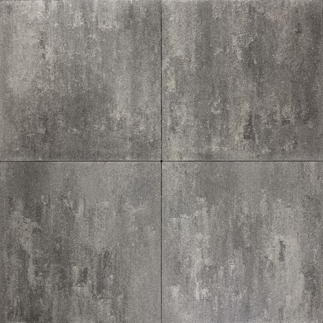 Meliton 60x60x5 Zwart/Grijs