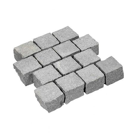 Tibet Dark Grey (G654) Gevlamd 10x10x8 cm grijs