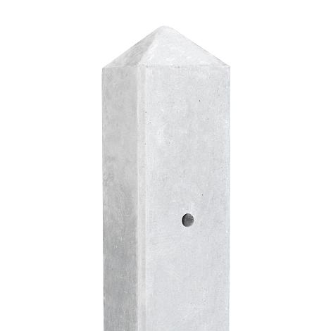 Tussenpaal wit/grijs *lichtgewicht  8.5 x 8.5 x 277 cm betonpaal