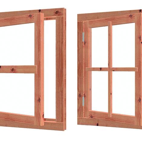 Douglas enkel draairaam LD douglas 72.6  x 89.6 cm