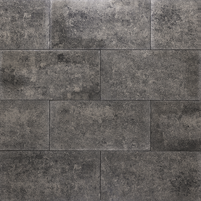 Abelton 60x60x4 Zwart/Grijs