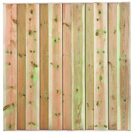 Tuinscherm geïmpregneerd 11 planks - Twente 180x180cm geschaafd - schutting