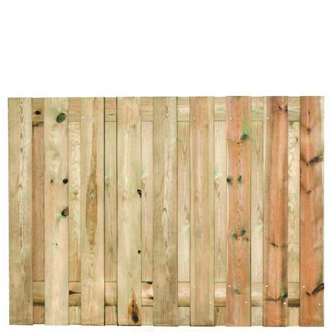 Tuinscherm geïmp. 19 planks (17+2) - Vasse 130x180cm - schutting