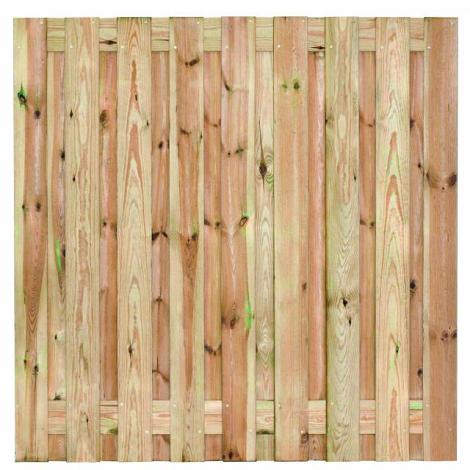 Tuinscherm geïmp. 19 planks (17+2) - Vasse 180x180cm - schutting