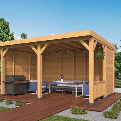 DHZ Plat dak Wezep (2 colli) - 500x370cm basis