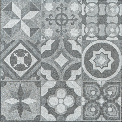 Campino 60x60x4 cm - Mosaic - Grey