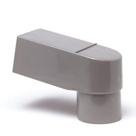 HWA stadsuitloop grijs 60x80mm Ø70/80mm