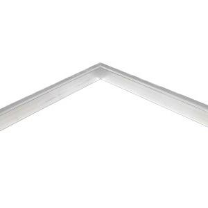 Aluminium binnenhoek 45x45 mm daktrim
