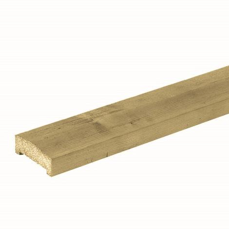 Grenen afdeklat 4,4x9,0x180 cm