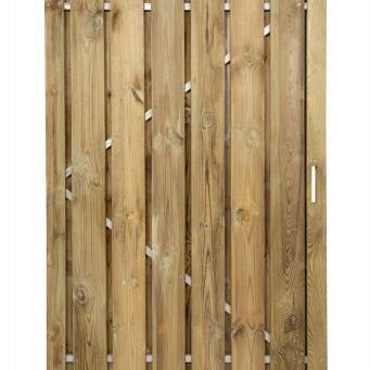 Grenen frame deur Universeel 180x100 poort