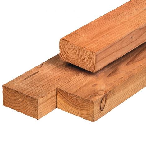 Douglas paal fijnbezaagd 5x10x400 cm
