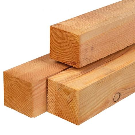 Douglas paal fijnbezaagd 15x15x500 cm