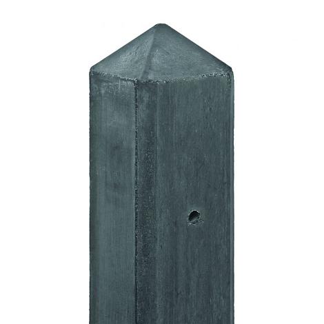 Beton tussenpaal gecoat, diamantkop  10 x 10 x 280cm