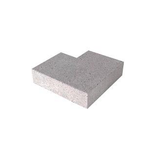 Oud hollandse hoekstuk trapelementen binnen 90° grijs (37x15cm)