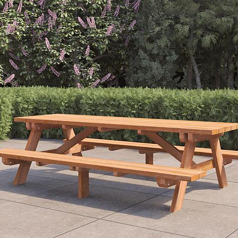 Hardhouten picknicktafel - Giant