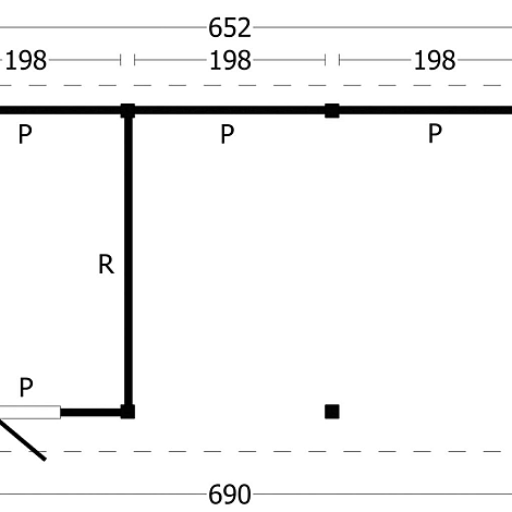 Oslo L Type 7 - Potdekselplank blank
