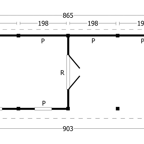 Oslo L Type 11 - Potdekselplank blank