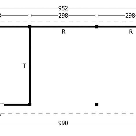 Oslo XL Type 7 - Potdekselplank blank