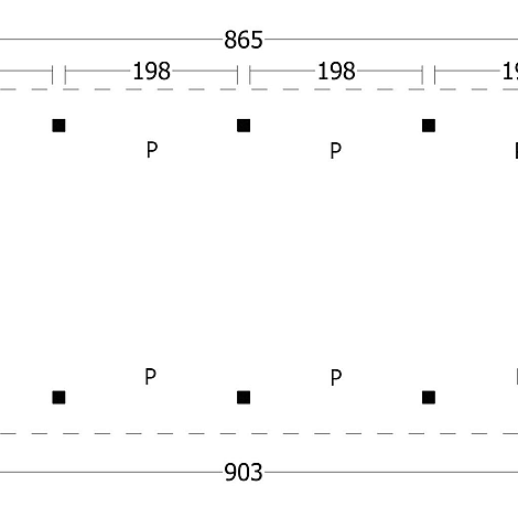 Hamar L Type 9 - Potdekselplank blank