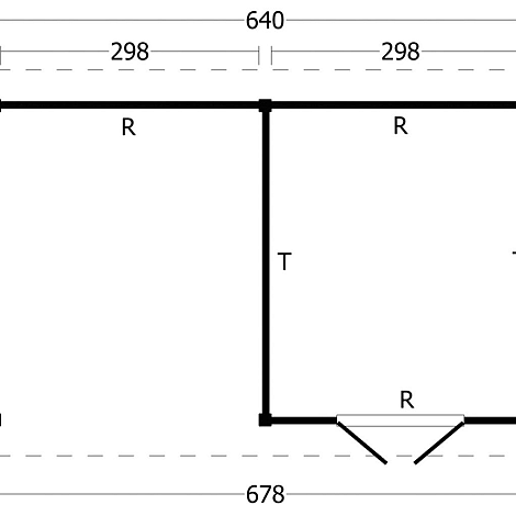 Hamar XL Type 3 - Potdekselplank zwart
