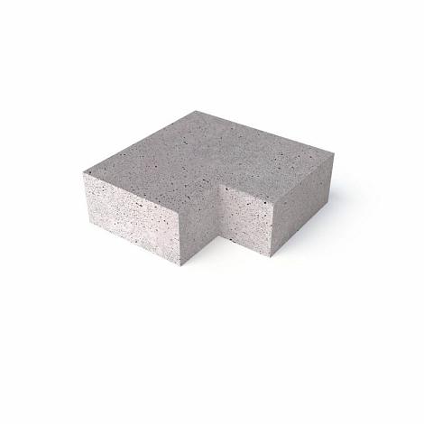 Schellevis hoekstuk trapelementen binnen 90° grijs