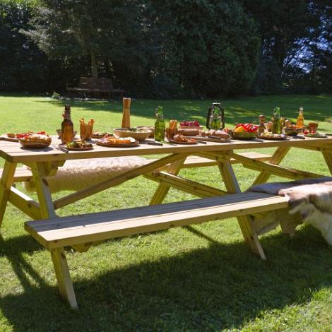Picknicktafel vuren geïmpregneerd - Superieur
