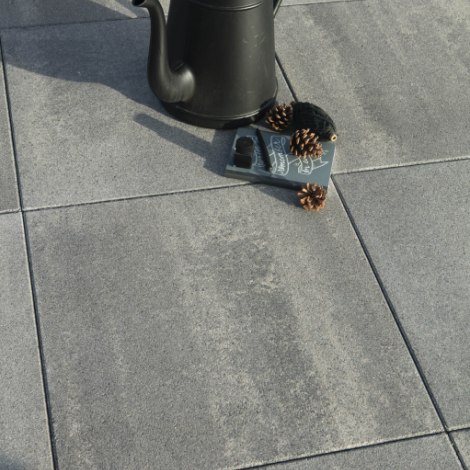 Fine Stone Light 60x60x4 Wit/Grijs