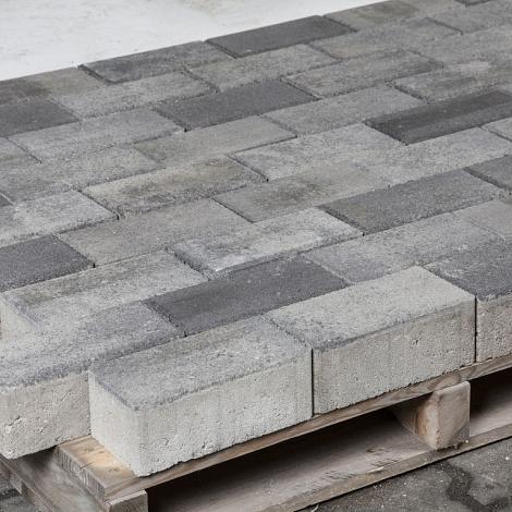 BSS 21x10,5x8 cm - Grijs/Zwart  * Handmatig pakket