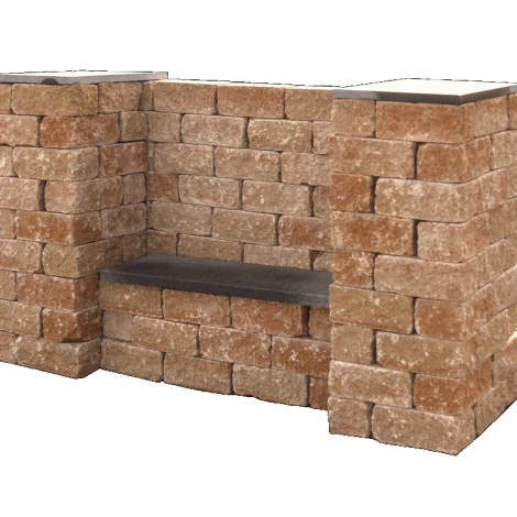 Splitton 12x15x30 - Geel genuanceerd