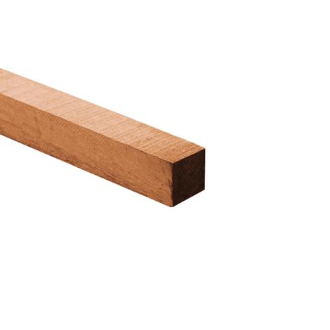 Geschaafde paal azobé 6.5x6.5x300 cm
