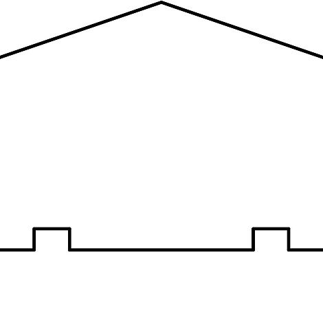 Douglas afdeklat 4,4x9,0x180 cm