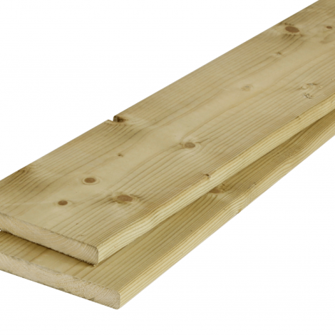 Geïmpregneerd Vuren 1.8x14.5x360 cm plank