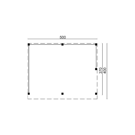 DHZ Plat dak Wezep (2 colli) - 500x370cm basis