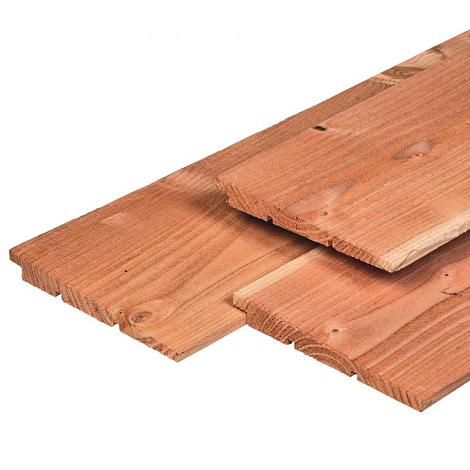 Potdekselplank Douglas 11-22 x 19.5 x 500 cm  (uitlopend!)