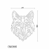 Cortenstaal wanddecoratie Wolf 1.0-Small