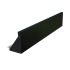 Gepoedercoat staal keerwand recht 150cm (hoogte 30cm)-RAL9005 (zwart)