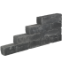 Blockstone 15x15x45  - Zwart