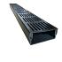 Aqua Drain 50/100 kunststof goot met zwart aluminium rooster 1000mm