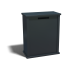 Gepoedercoat staal brievenbus Type L-RAL7016 (antraciet grijs)