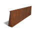 Cortenstaal keerwand recht 200mm (hoogte 60cm)