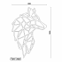 Cortenstaal wanddecoratie Wolf 2.0-Large