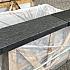 Bahia black zwembadrand 100x30x5-3 cm gevlamd, neus rond gezoet