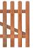 Hardhouten tuinhekdeur recht - H60xB100cm