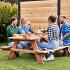 Hardhouten picknicktafel - Economy